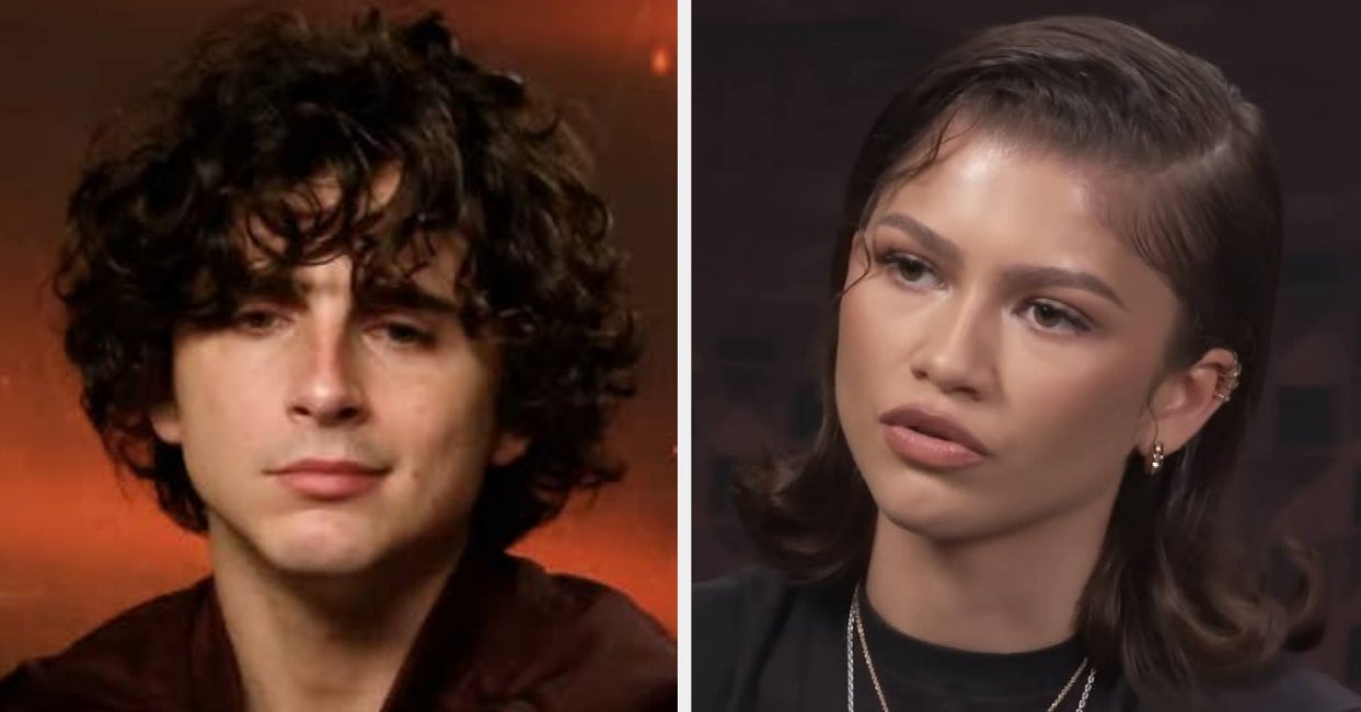 Stop Asking Zendaya And Timothée Chalamet About Their Dune Kissing Scenes