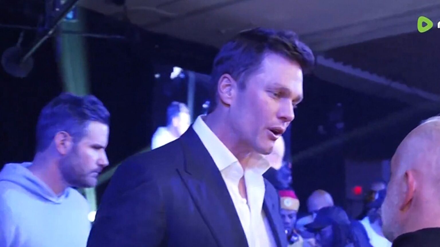 Tom Brady, Travis Scott Hang W/ Dana White At Power Slap 6, Feet Away From Insane KOs