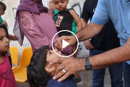 Polio Vaccination Campaign Begins in Gaza